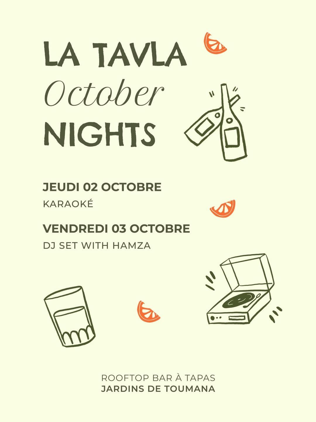 La Tavla October Nights